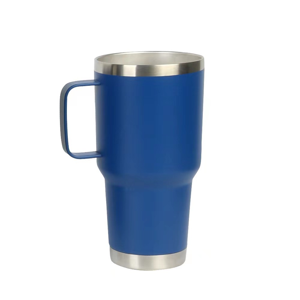 Spot de acero inoxidable 30oz con mango taza de automóvil taza de oficina taza de café taza de regalo fábrica suministro directo image 4