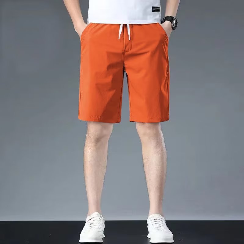 24 colores personalizados logotipo japonés pantalones cortos para hombres de verano delgados deportivos casuales sueltos ventilados para hombres