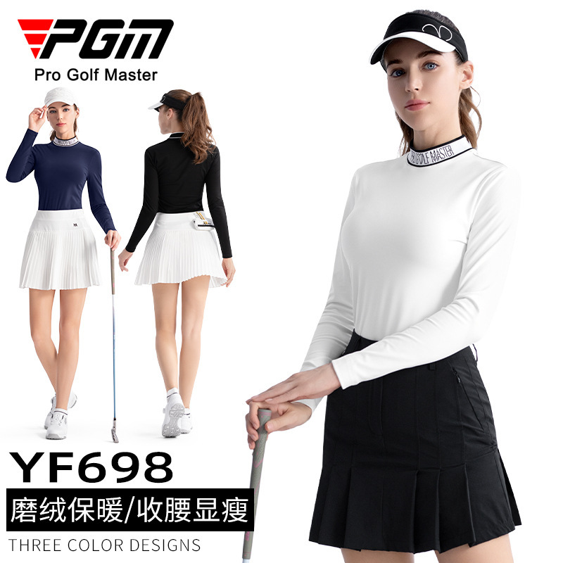 PGM Golf Clothing Women's Top Autumn Slim-fit Sports Women's T Base Shirt Warm Sports Style
