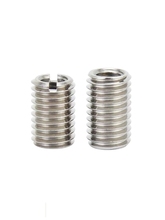 ♔内外牙一字槽螺套不锈钢无槽螺套内外螺母牙套自攻螺套M2-M16