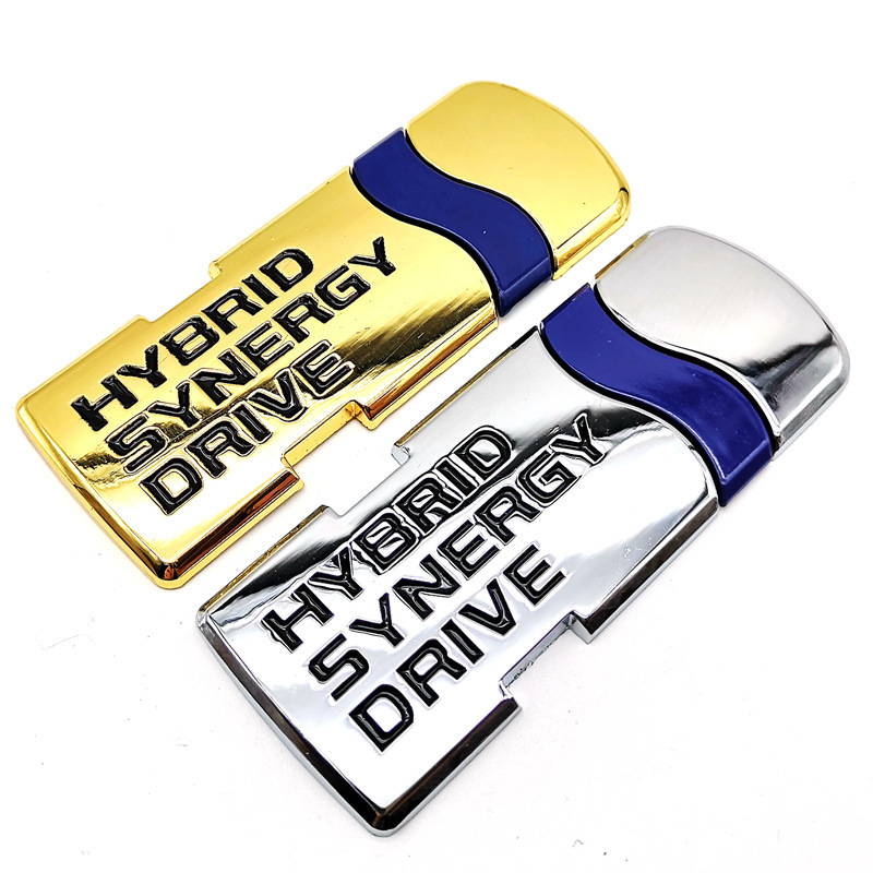 Hybrid Car Sticker Is Suitable for Camry Ruiz Modified Hybrid Car Label Metal Body Labeling