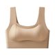 Small Chest Large No-cut Underwear Women's Gathering No-steel Ring Beautiful Back Sports Vest Fixed Thickened Chest Pad Litching Bra