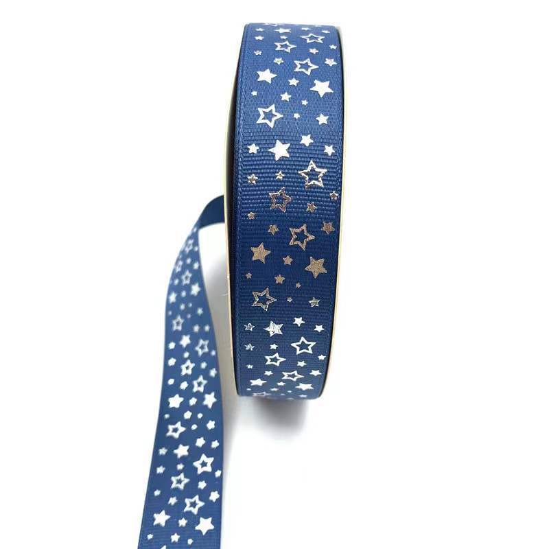 Estrella de plata caliente hilo de cinta bandeja de barra hecha a mano cinta DIY dorado impresión cinta caja de regalo embalaje en stock