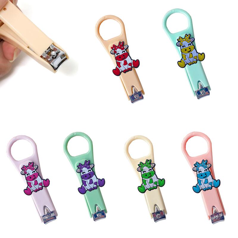 Creative Cartoon Sitting Cow Series Nail Clipper Dunhuang Home Nail Art Manicure Tool Mini Hangable Nail Clipper I Creative Cartoon Sitting Cow Series Nail Clipper Dunhuang Home Nail Art Manicure Tool Mini Hangable Nail Clipper I