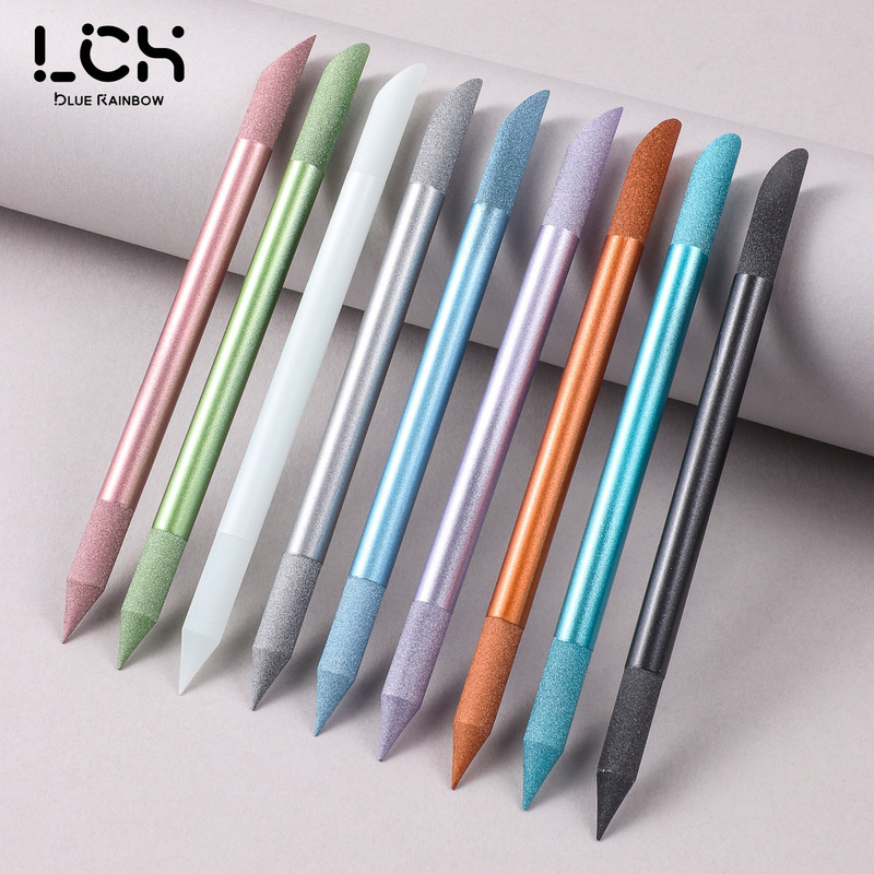 Nail Polishing Tool, Crystal Grinding Stick, Nail Salon Tool, Cuticle Remover, Polishing Pen, Finger Edge Repair