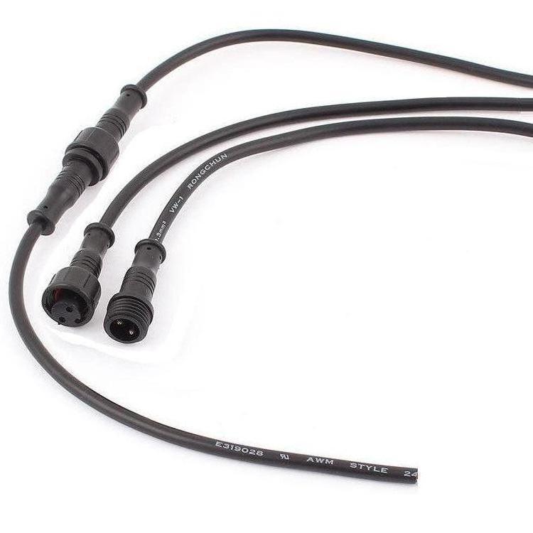 防水线连接器公母插头插座子母2芯3芯4芯5芯小号M11接头