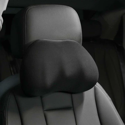 Waist support Seat Lumbar Support Cushion Latex - simple-memory-foam-headrest-black