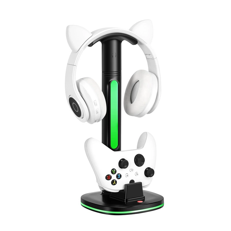 PS5/PS4/XBOXSERIESX/SWITCH Pro handle charging bracket with headset hanging rack RGB color lamp
