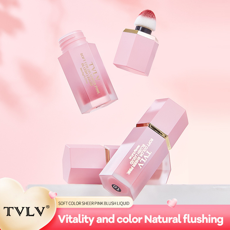 クロスボーダー英語 TVLV ベルベット 6 色液体ブラッシュ長期持続防水リップ釉薬リップルブラッシュツーインワンルージュブラッシュ|undefined