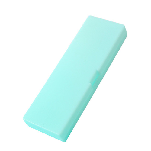 Pure Color Personality PP Stationery Box Creative Candy Color Student Pencil Case Premium Store Creative Pen Box Yue Lu YUELU