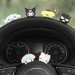 車のアニメのかわいい置物のネットの赤い爆発の車の吹き出しは車内の中で台の用品の防水の日よけを飾ります。