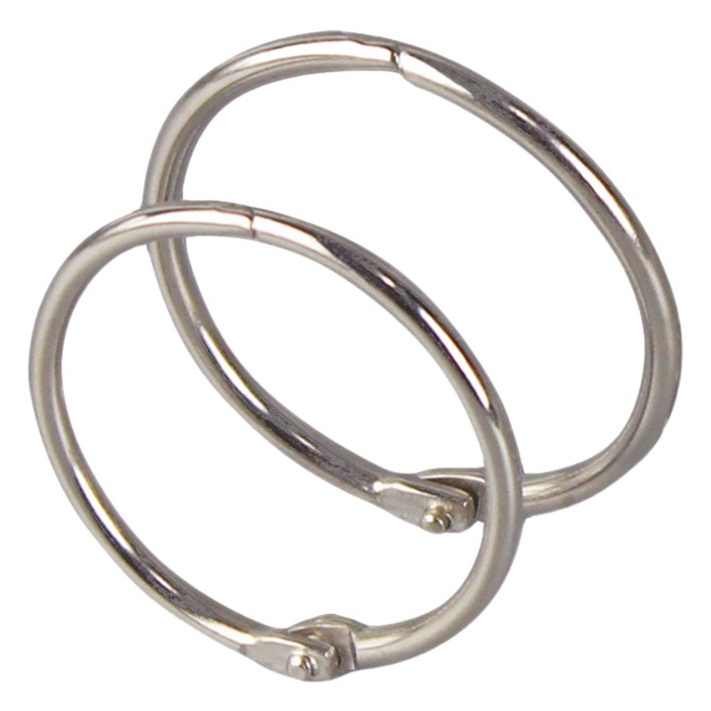 Factory direct book ring open ring binding ring loose-leaf ring metal iron ring book ring binding loose-leaf ring buckle ring