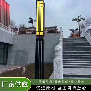 Manufacturer Wholesale Road Signal Light Pole Square Pole Type Traffic Light Pole Galvanized Sign Pole Traffic Pole