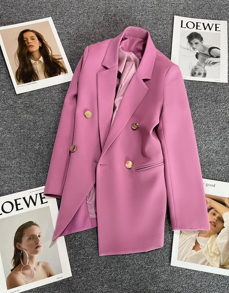 Women's Blazer Long Sleeve Blazers Pocket Business Simple Style Solid Color display picture 5