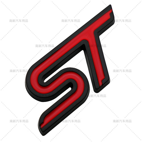 ST car sticker modified ST car sticker suitable for new Mondeo Focus Fiesta metal rear sticker side sticker