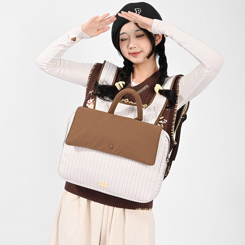 Fashionable and Stylish Multi-Purpose Backpack for Commuting, Simple iPad Protective Bag, Wear-Resistant Laptop Bag
