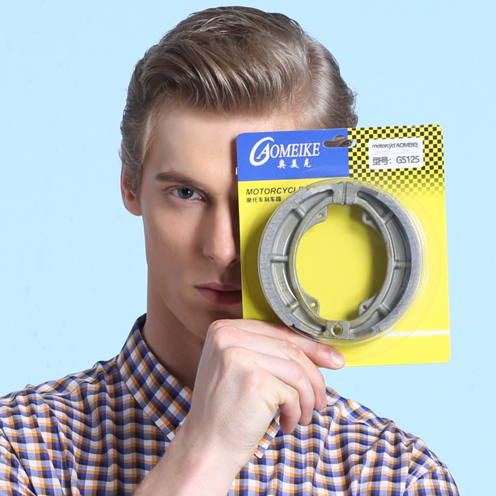 GS125 pastillas de freno de la motocicleta accesorios del coche eléctrico GN125 resistente al desgaste de alta gama de alta temperatura resistente olec zapata de freno