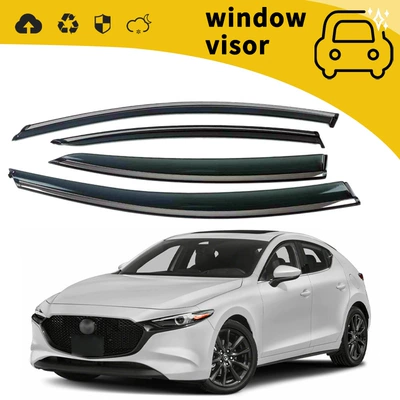 Suitable for 07-20 mA Zida 3 Angke Sela star flying door rain shield window rain eyebrow modification decoration