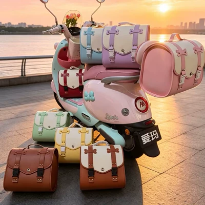 Electric car tail box: rear storage bag, universal tail