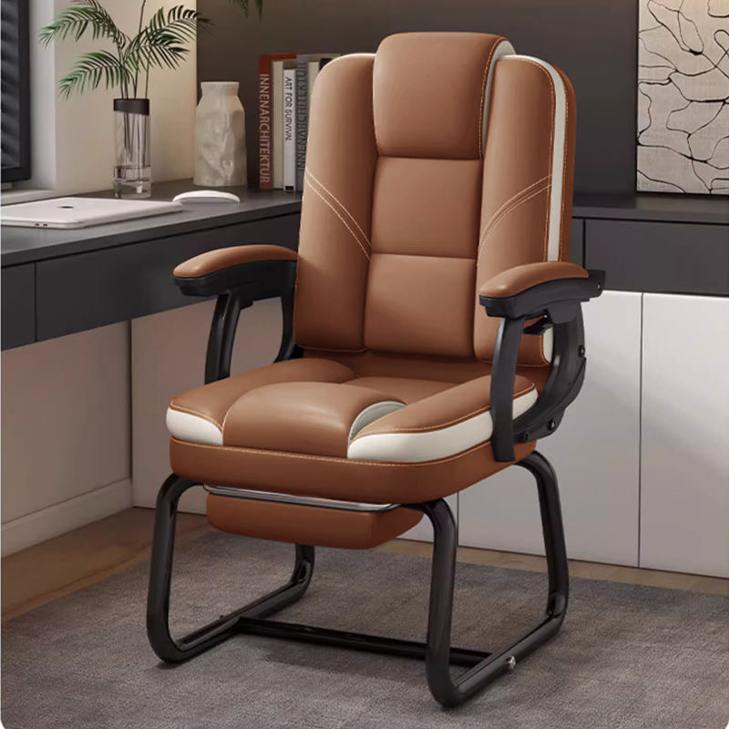 Computer Chair Dormitory Bedroom Comfortable Sofa E-Sports Chair Backrest Chair Reclining Sedentary Desk Bow Office Chair