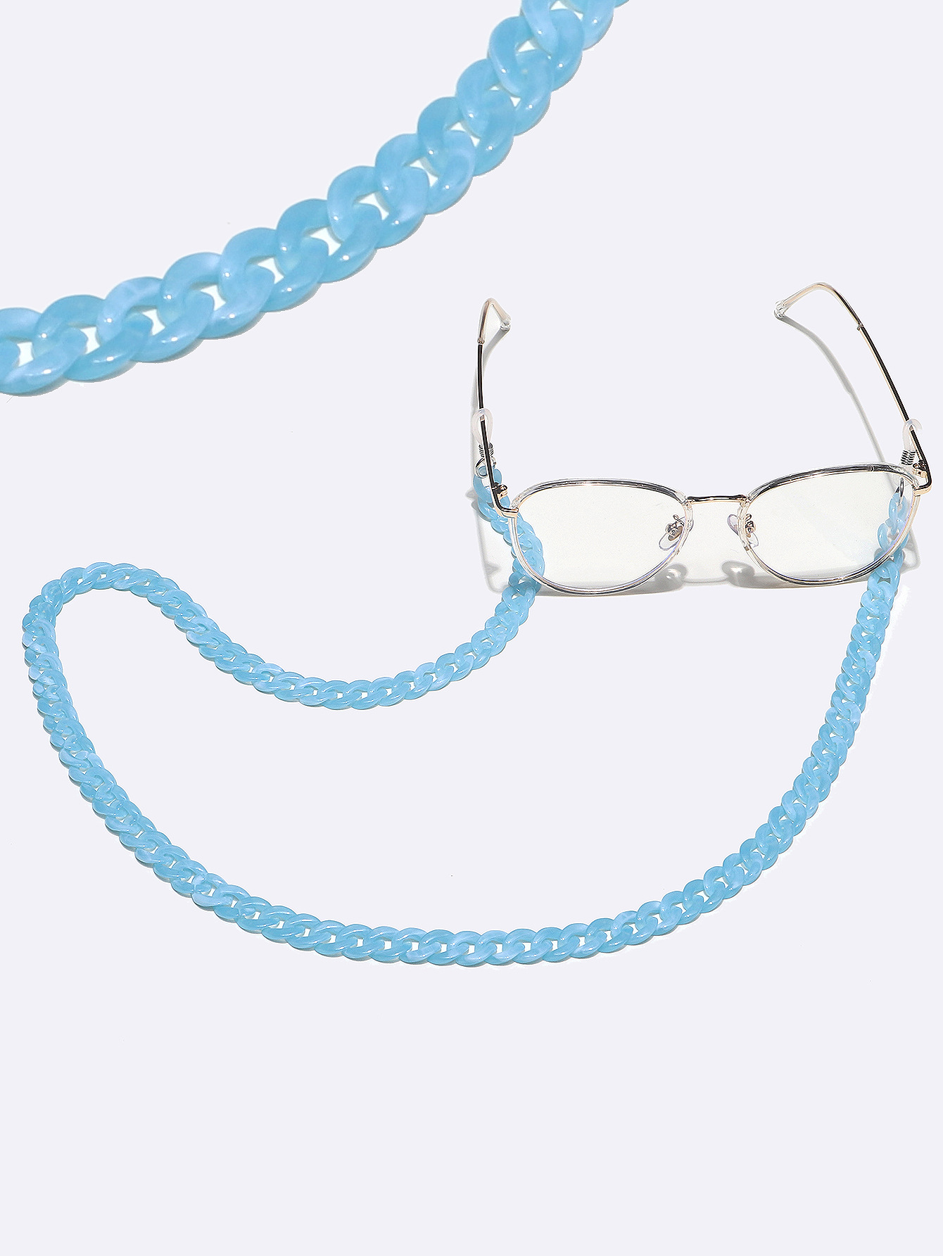 Resin Acrylic Plastic Natural Mask Chain Eyeglasses Chain Simple Retro Fashion Environmental Protection Eyeglasses Chain display picture 1