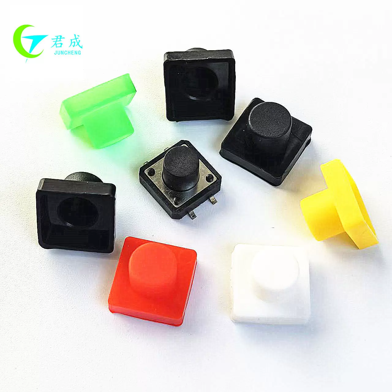 12*12轻触开关硅胶套轻触按键胶帽防水按键帽
