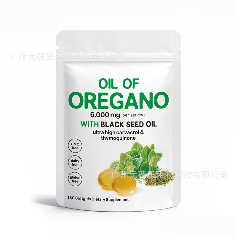 Cross-Border Spot Amazon and Temu Best-Selling Oregano Oil Soft Capsules