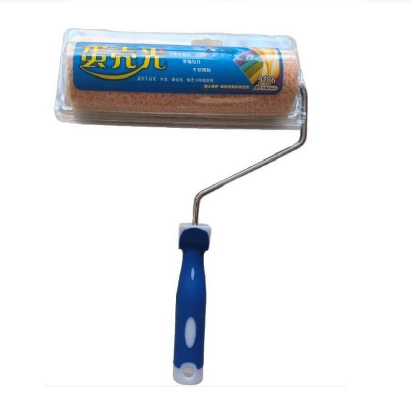 跨境源头批发蛋壳光滚筒刷9寸乳胶漆橘皮纹荔枝纹滚筒肌理漆纹刷