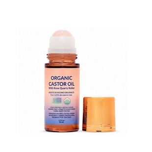 Organic Golden Castor Oil Roll Body Care Oil Moisturizes, Nourishes and Smoothes Skin