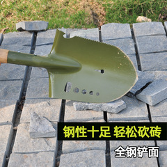 挖土鐵鏟不鏽鋼鍬鏟子種花鏟鋼鍬鐵鏟園藝園林農具用挖樹鬆土工具
