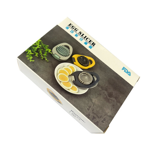 Manufacturer plastic egg cutter stainless steel tangent 304 egg slicer preserved egg splitter kitchen tools