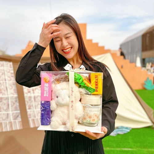Goddess Day Snack Gift Box Transparent Gift Box Bulk Birthday Gift Influencer Snack Dropshipping