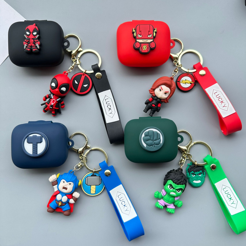 For Redmi Redmi buds 5 Bluetooth Headset 6 Protective Case Xiaomi Air4SE Trendy Cartoon 2 Soft Case