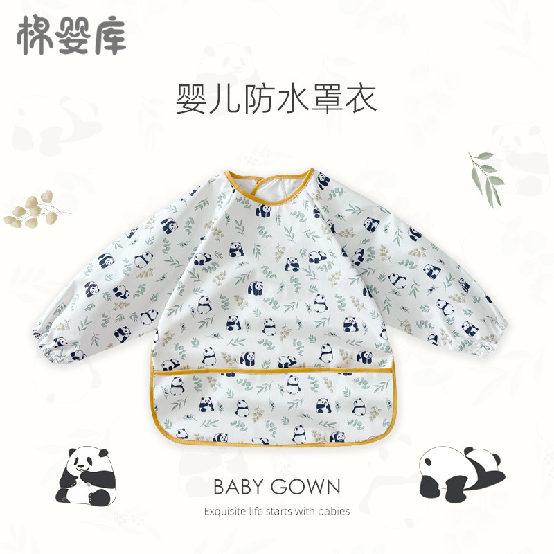 长袖罩衣-熊猫 / 80