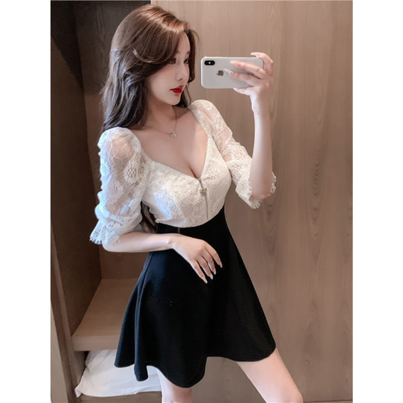 Nightclub Belly Soft Dress Sexy Women's Work Clothes Flagship Store New Foot Massage 2025 Night Cover Age-Reducing Technician
