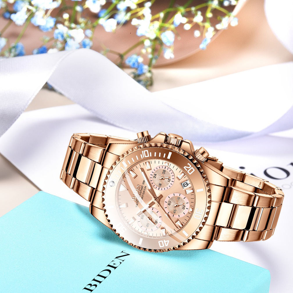 Waterproof Luminous Quartz Watch For Women Stylish Analog Timepiece_voghion.com