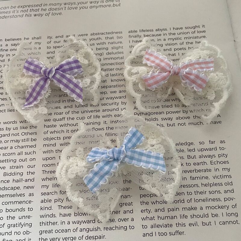 New Style Bowknot Red Plaid Bowknot Creative DIY Christmas Tree Decoration Pendant Christmas Decorations Wholesale