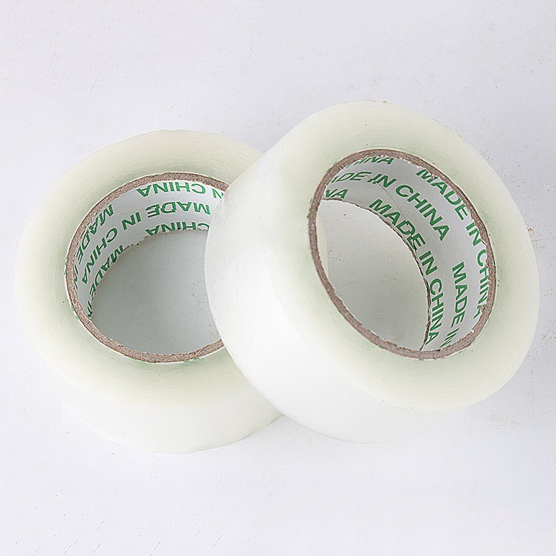 Cinta transparente en stock con etiquetas de advertencia, fabricante de cinta adhesiva para sellado de embalaje al por mayor