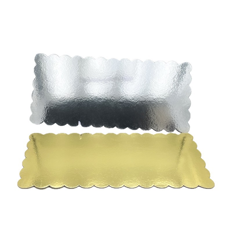 Spot al por mayor pastel rectangular almohadilla de pastel base cartón horneado pastel soporte de pastel placa de horneado