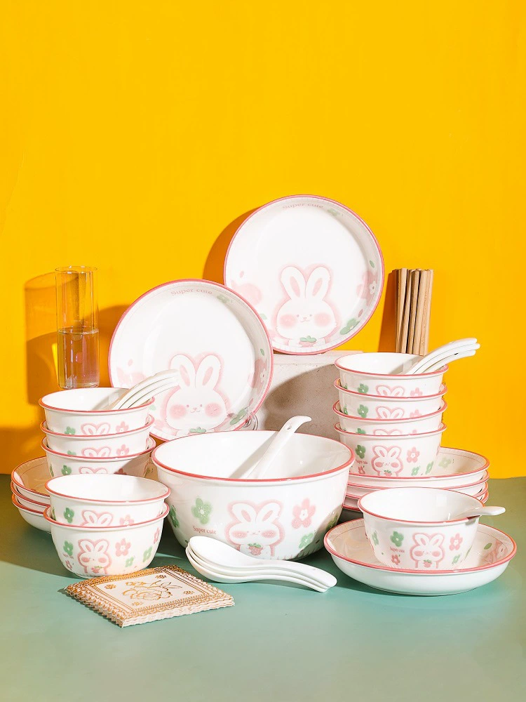 Set for home use, ceramic creative tableware for beloved