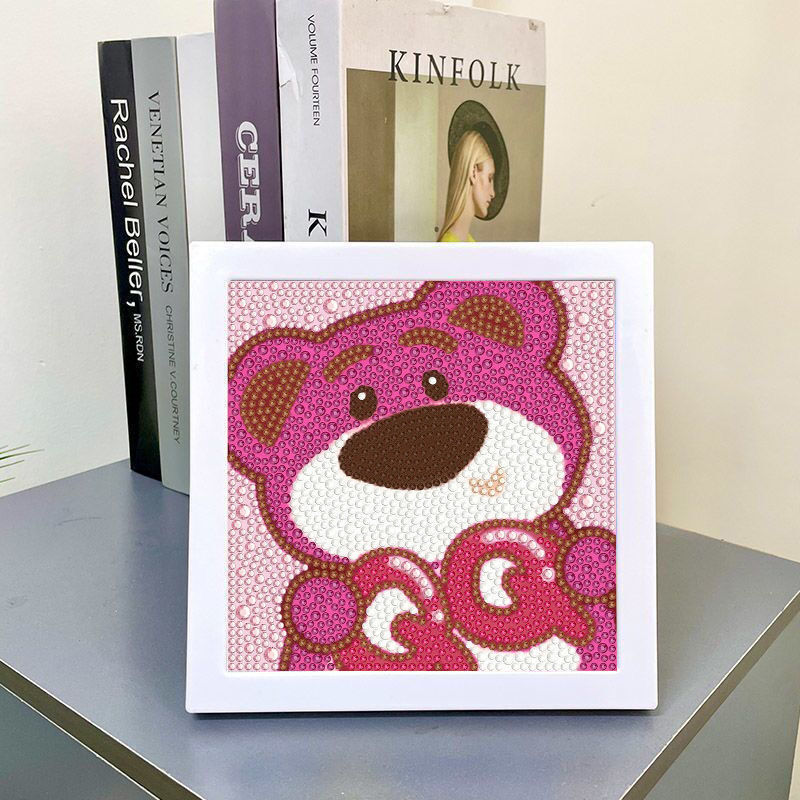 Nuevo dibujo de diamante infantil de labu diy pegatinas de diamante con marcos de fotos hechas a mano diy puzzle pegatinas de mampostería image 213