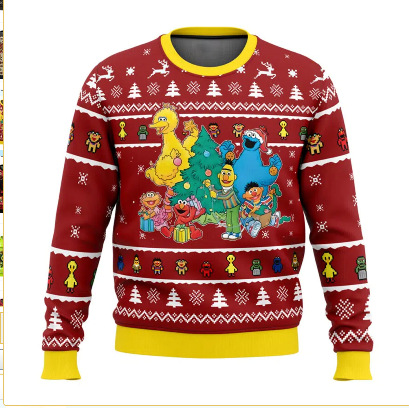 2024 venta caliente 3D impresión digital spot hombres casual todo-fósforo hombro de manga larga suéter suelto cuello redondo