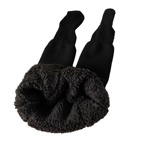 Winter children's thin vertical striped cloud velvet leggings baby outer wear plus velvet thickened warm lamb velvet baby velvet pants