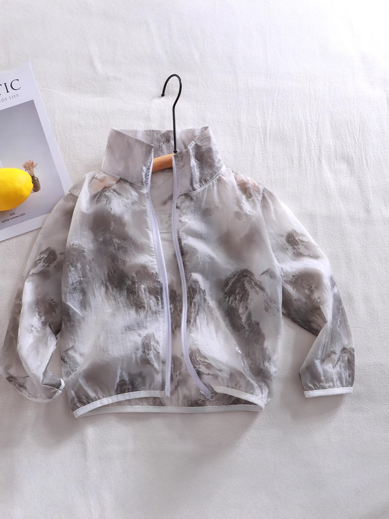 [Liquidación] ropa de protección solar para niños verano nuevo bebé ropa de protección solar al aire libre transpirable abrigo ligero ropa para niños piel