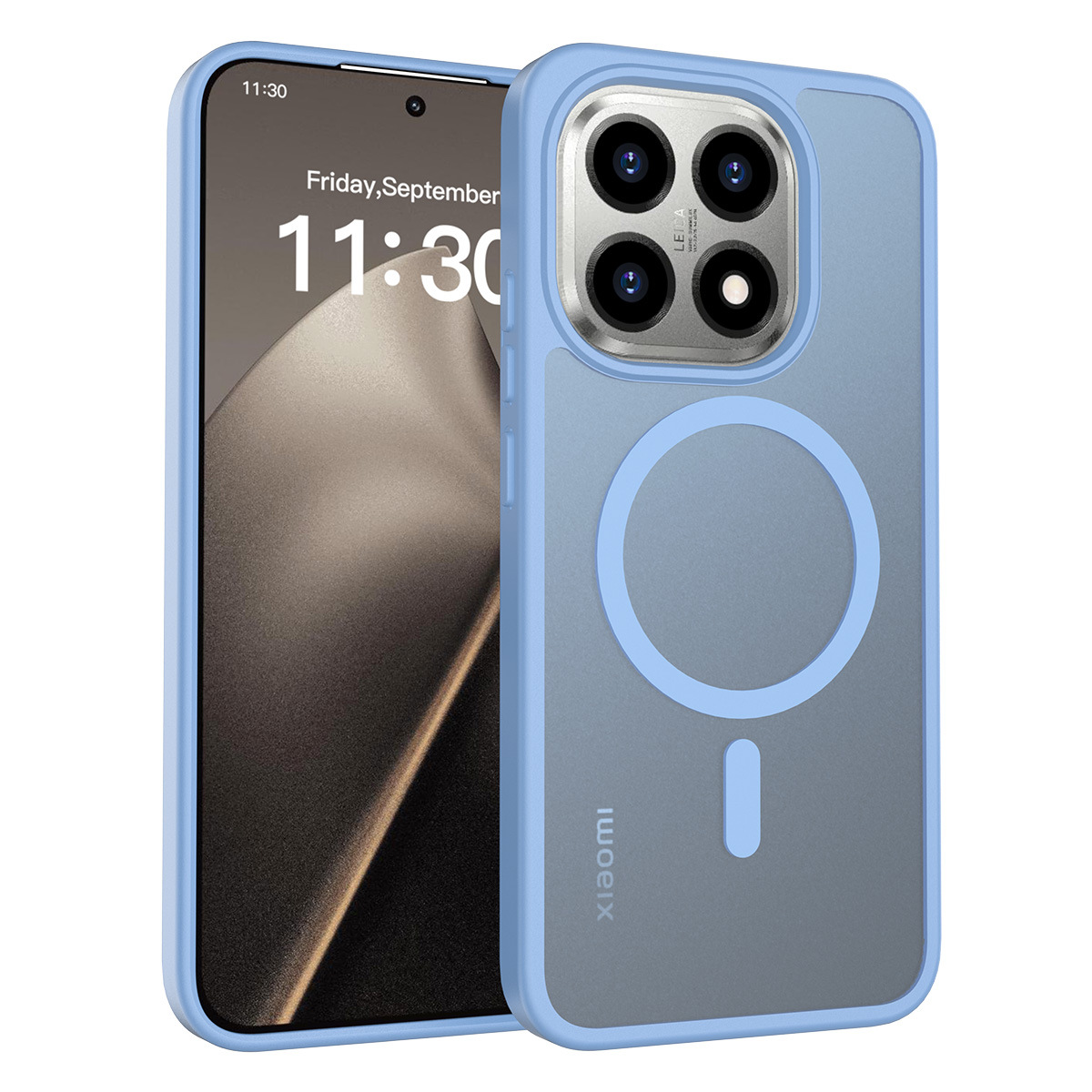 Aplicable en el extranjero Xiaomi 15T succión magnética caso de teléfono celular sensación de piel semipermeable anti-caída 17Pro caso de protección al por mayor