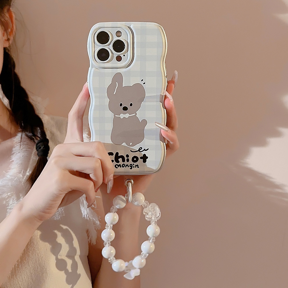 Protective Phone Case For Iphone With Checkered Plating Design_voghion.com