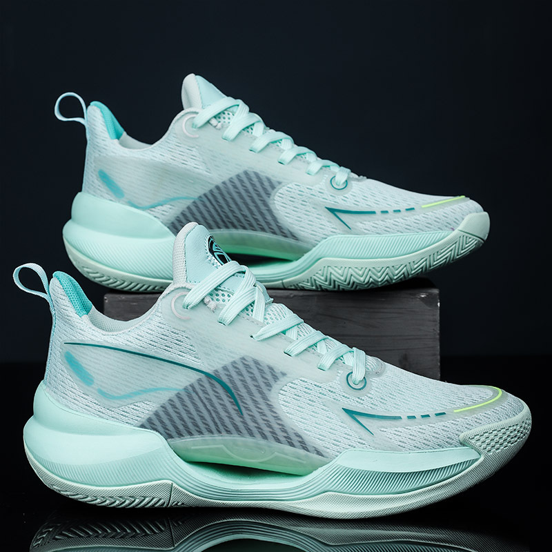 Ultra-Light Shock-Absorbing Luminous Basketball Shoes, Non-Slip Sports Shoes for Youth Practical Training, Lightweight