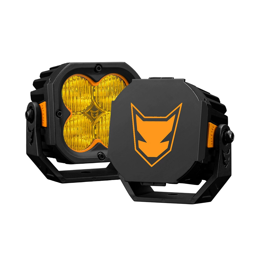 ДОПОЛНИТЕЛЬНЫЕ огни LIGHTFOX, LED модифицированный внедорожник, форма медсестры, 3 дюйма
