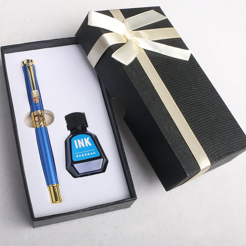 小礼盒兰色蓝墨水