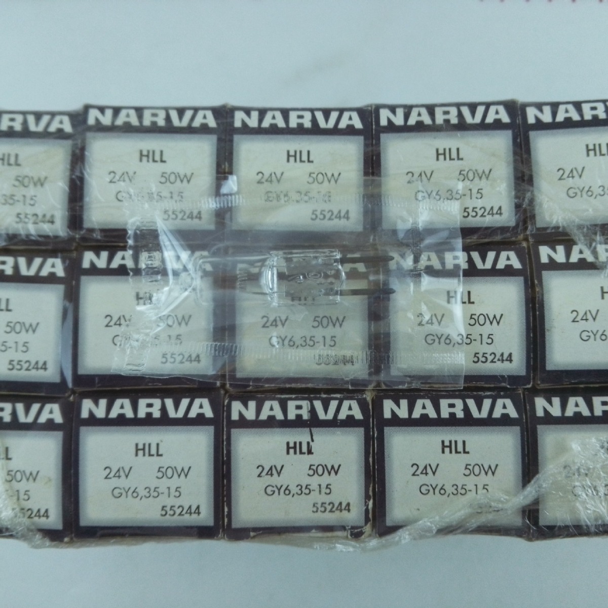 NARVA利华 卤素灯泡 HLL 24V50W GY6.35-15 55244现货